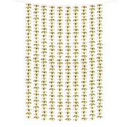 Backdrop Blommor Guld