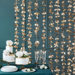 Bildspel - Backdrop Blommor Guld