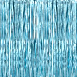 Backdrop Gardin Blå