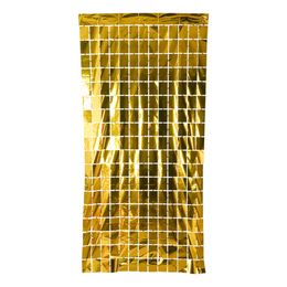 Backdrop Gardin Kvadratisk Gull