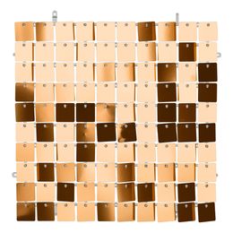 Backdrop Paljettpanel Kobber