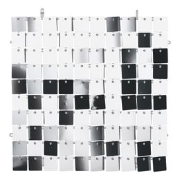 Backdrop Paljettpanel Silver