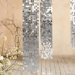 Bildspel - Backdrop Paljettpanel Silver