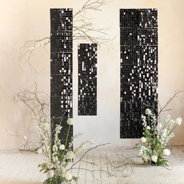 Lysbildefremvisning - Backdrop Paljettpanel Svart