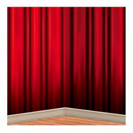 Backdrop Røde Gardiner