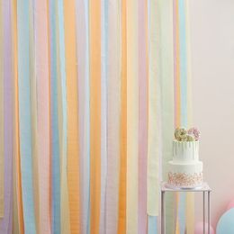Diaesitys - Backdrop Streamers Pastelli