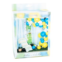 Bildspel - Ballongbåge Blå/Gul