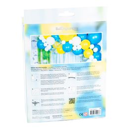 Bildspel - Ballongbåge Blå/Gul