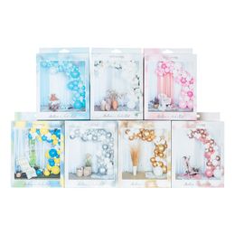 Bildspel - Ballongbåge Blå/Gul