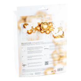 Bildspel - Ballongbåge Guld/Krom