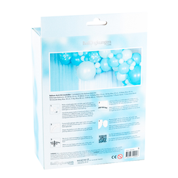 Bildspel - Ballongbåge Ljusblå