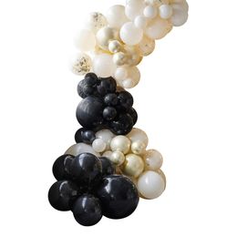 Diaesitys - Ilmapallokaari Musta/Samppanja/Valkoinen