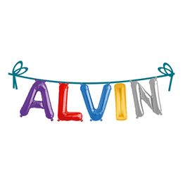 Lysbildefremvisning-Ballonggirlander Folie Navn-10