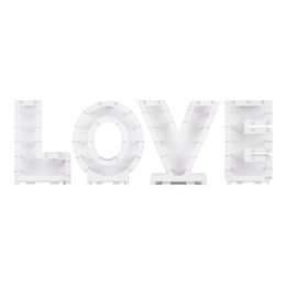 Ballongboks Love Hvit