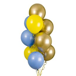 Ilmapallokimppu Keltainen/Sininen/Kulta