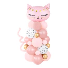 DIY Ballongfigur Katt Rosa