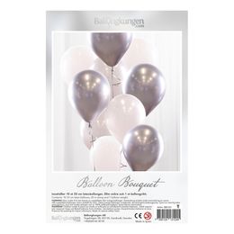 Bildspel - Ballongbukett Silver/Krom