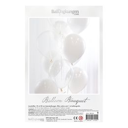 Bildspel - Ballongbukett Vit