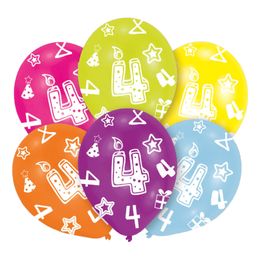 Ballonger Flerfarget 4 År