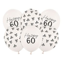 Ballonger Happy 60 med Rosetter