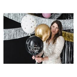 Lysbildefremvisning - Balloner Happy New Year Guldmix