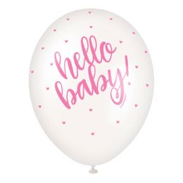 Ballonger Hello Baby Rosa