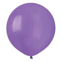 Ballonger Ljuslila Runda Stora