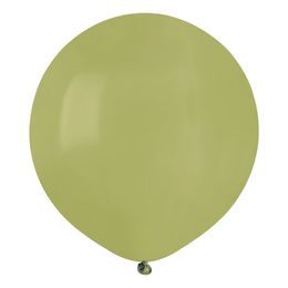 Ballonger Olivgrön Runda Stora