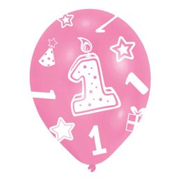 Ballonger Rosa 1 År