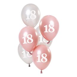 Ballonger Rosa/Silver 18 År