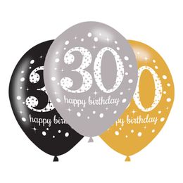 Ballonger Svart/Silver/Guld 30