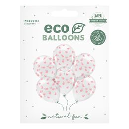 Diaesitys - Ilmapallot Läpinäkyvät Vaaleanpunaisilla Sydämillä