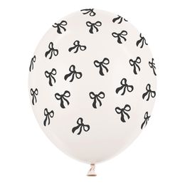 Ballonger Vita med Rosetter