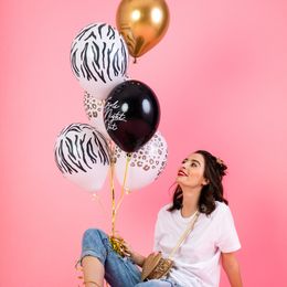Bildspel - Ballonger Zebramönster