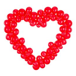 Ballongfigur Rött Hjärta Stort