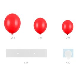 Bildspel - Ballongfigur Rött Hjärta Stort