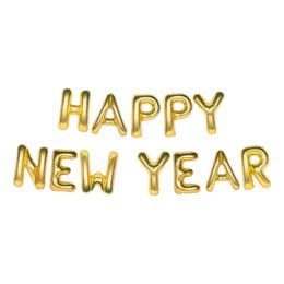 Ballonggirlang Happy New Year Guld