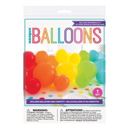 Lysbildefremvisning - Ballongguirlande & Konfetti Regnbue