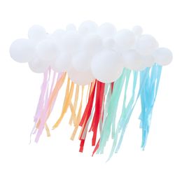 Bildspel - Ballonggirlang Moln med Streamers