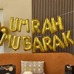 Bildspel - Ballonggirlang Umrah Mubarak Guld
