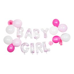 Ballonguirlander Baby Girl