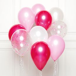 Ballonsæt Lyserødt Mix