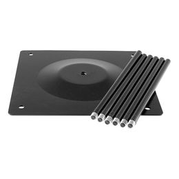 Bildspel - Ballongpelare Metall Svart