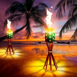 Bildspel - Bambufackla Grön