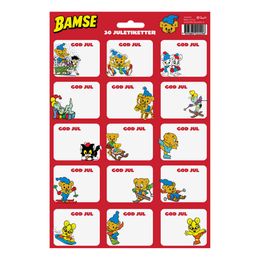 Bamse Juletiketter