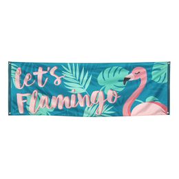 Banderoll Let's Flamingo