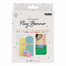 Lysbildefremvisning - Banner Happy Birthday i træ