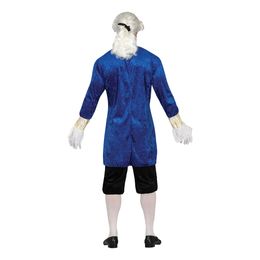 Lysbildefremvisning - Barokk Blå Karnevalskostyme