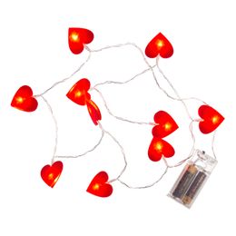Bildspel - Batteridriven Ljusslinga Hjärtan