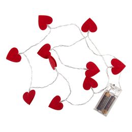 Batteridriven Ljusslinga Hjärtan